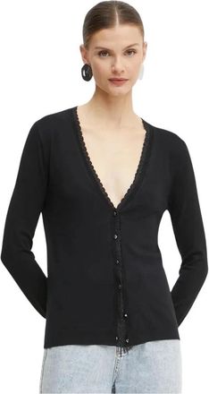 Liu Jo Viscose Cardigan - Dames - Truien - Zwart - Maat: XS Viscose