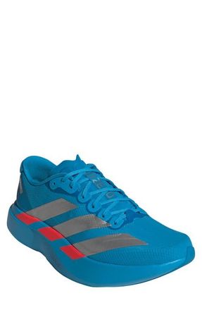 adidas Adizero Evo SL Running Shoe in Solar Blue/Silver /Lucid Red at Nordstrom, Size 7