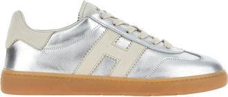 Hogan Cool Lace-Up Sneakers in Calfskin