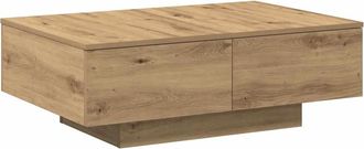 vidaXL Tavolino Da Salotto Rovere Artigianale 90x60x31 Cm Truciolato - Vidaxl