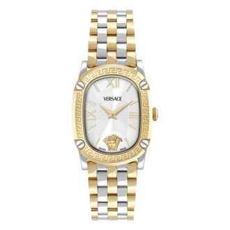 Versace Greca Couture Horloge - Dames - Horloges - Geel - ONE Size - Accessoires