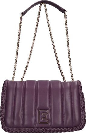 Ermanno Scervino Faux Leather Schoudertas - Dames - Schoudertassen - Paars - ONE Size - Leer - Tassen