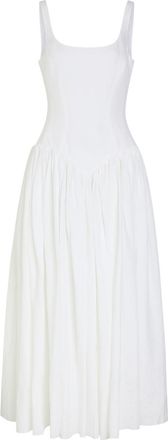 Gabriela Hearst Naia Linen Maxi Dress - White - 42 (UK10 / S)