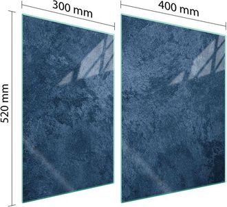 OEM Placa Protectora De Vidrio Para Estufa 70x52 Pizarra