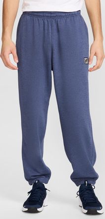 Nike Mens Gym Heritage Dri-FIT Fleece Fitness Pants in Blue | HJ3145-437
