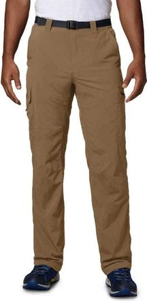 Columbia Mens Columbia Silver Ridge Pants Brown Omni-Shade Convertible Hiking JZZ460