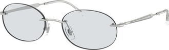 Ray-Ban RB3767 003/MF Mens Sunglasses Silver Size 54