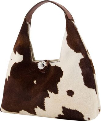 Marni Womens Trapeze Small Purse - Marni Leather Brown Calfskin Bags Handbags-Purses