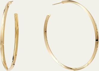 Lana Jewelry 14K Gold Thin 25mm Royale Hoops