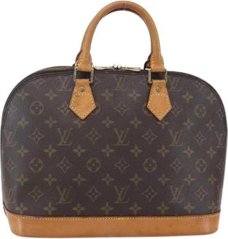 Louis Vuitton Pre-owned Handbags, female, Brown, Size: ONE SIZE Pre-owned Vintage Canvas Handbag
