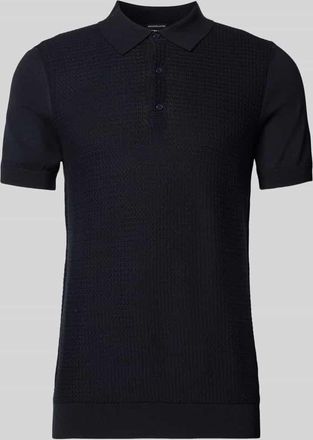 Strellson Regular Fit Poloshirt aus reiner Baumwolle in Dunkelblau, Gr&ouml;&szlig;e XXL