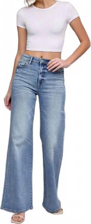 Hidden Jeans Happi Flare Jean In Medium Vintage Wash