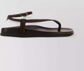 Ancient Greek Sandals satin thong sandals buckle detail