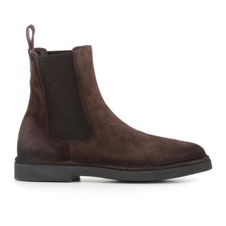 Alexander Hotto Schoenen, Dames, Bruin, 37 1/2 EU, Leer, Chelsea Boot