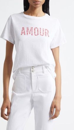 Cinq &agrave; Sept Patch Pocket Crop Jeans in White at Nordstrom, Size 10