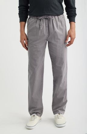Alex Crane Air Organic Cotton Drawstring Pants in Silver at Nordstrom, Size Xx-Large
