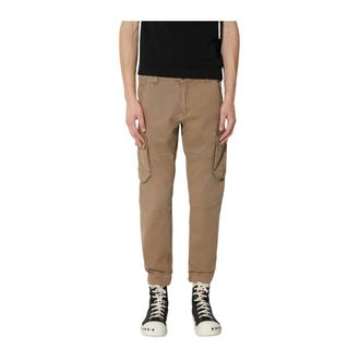 Alpha Industries Uomo, Pantaloni, Marrone, W33, new
