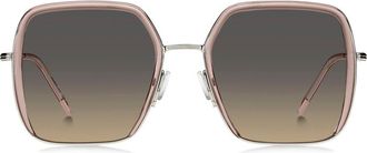 BOSS 55mm Oversize Square Sunglasses in 08Kb-Pr at Nordstrom Rack
