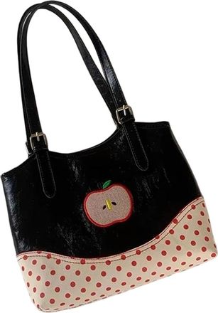 Generic NYSDM Sweet Transparent Ita Bags for Woman Dot Print Shoulder Bag Underarm Bolso Beautiful Sac Femme Practical Bolsos