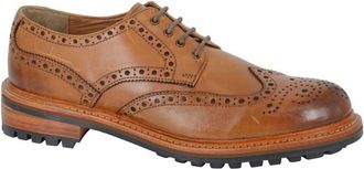 Woodland Mens Brogues Tan Leather 9 UK
