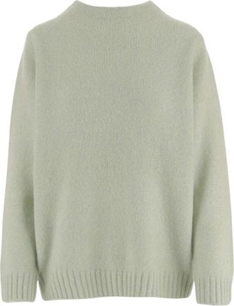 arch4 Cashmere Knitwear, female, Green, M, Round-neck Knitwear