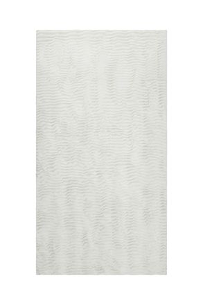 Esprit Alfombra blanca efecto piel de conejo con relieve para sal&oacute;n 70x140