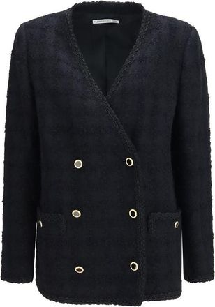 Alessandra Rich Cotton Full-Length Womens Jacket