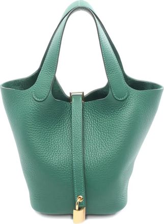 Hermès Borsa a mano Picotin Lock PM - Verde