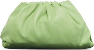 Bottega Veneta Pouch leren clutch - Groen