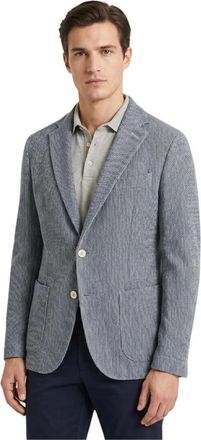 Circolo 1901 Jassen, Heren, Blauw, S, Katoen, Giacca Light Jersey