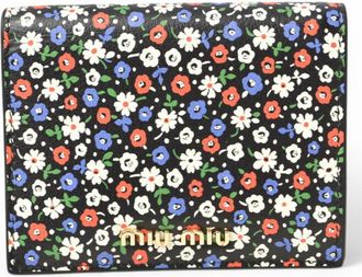 Miu Miu Black Leather Wallet (Bi-Fold) (Pre-Owned)