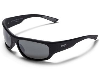 Maui Jim Mauklele Large Fashion Mens Sunglasses Matte Black/Neutral Grey Polarized, Nylon