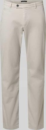 Bugatti Regular Fit Chino mit Ges&auml;&szlig;taschen in Beige, Gr&ouml;&szlig;e 33/30