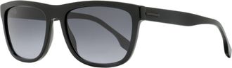 BOSS Boss Mens Classic Rectangular Sunglasses B1439/S 8079O Black 58mm
