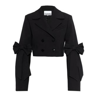 Ganni Donna, Giacche, Nero, M, new