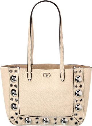 Valentino Nellcote Mini Leather Tote