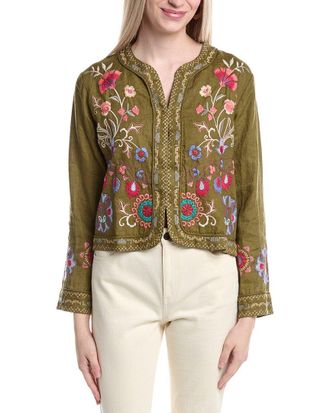 Johnny Was Gloria Linen Jacket