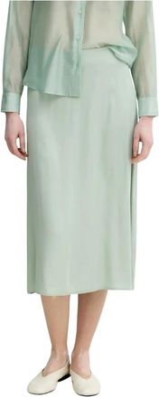 Marc O'Polo Midi Skirts - Dames - Midirokken - Groen - S - Rokken