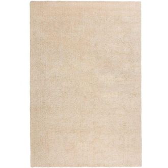 Beliani Shaggy Rug DEMRE Light Beige 200 x 300 cm