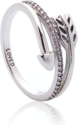 Pandora Arrow Ring With Clear Cubic Zirconia - female - Pandora - Rings - Gray - 48 MM - Accessories