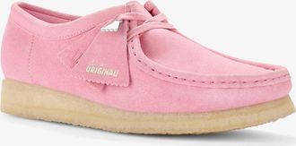 Clarks Wallabee Suède Dames Roze Schoenen