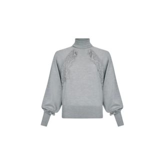 Liu Jo Turtlenecks, female, Gray, XS, Midi Dresses