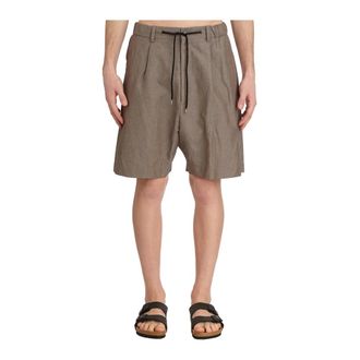 Paura Casual Shorts, male, Gray, M, Bermuda Ake in cotone e lino