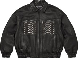 SUPREME SS26 Multi Studded Leather Jacket Black SUP-SS26-353-BLK