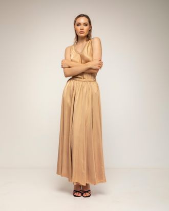 Tantra Lange uitlopende rok met elastische taille