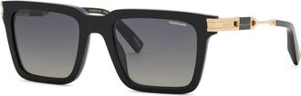 Chopard SCH411 700Z Mens Sunglasses Black Size 54