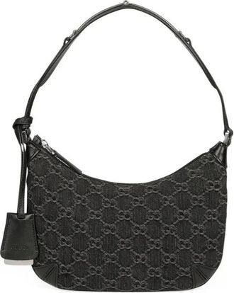 Gucci Shoulder Bags, female, Black, ONE SIZE, Horsebit Slim Small Shoulder Bag