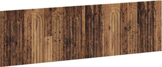 vidaXL Cabecero Montada En La Pared Alkmaar Madera Envejecida Vidaxl