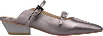 Alma En Pena Mule met Bandjes - Dames - Muiltjes - Grijs - 38 EU - Schoenen