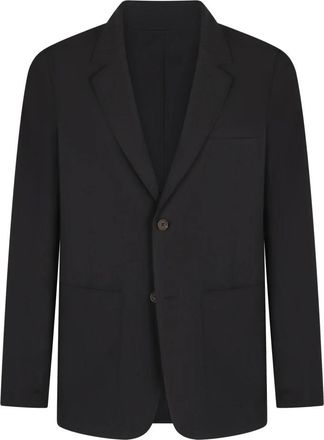 Emporio Armani Heren, Jassen, Blauw, Maat: XL Poliester